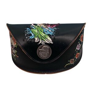 Ed Hardy Vtg Tattoo Eyewear Sunglasses Women's Tortoise Embellished With Case